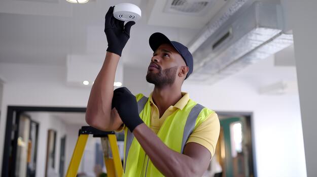 Fire detector installation